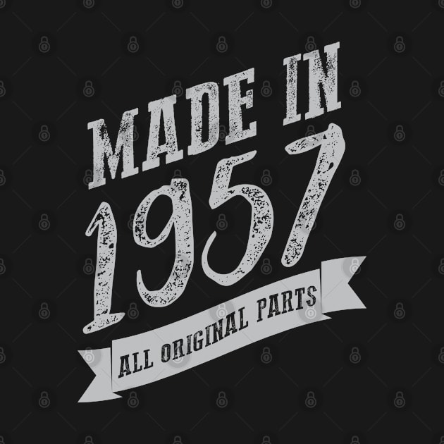 Made in 1957 all original part silver by variantees