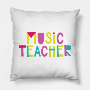 Music Teacher Gift Idea Cute Back to School Pillow