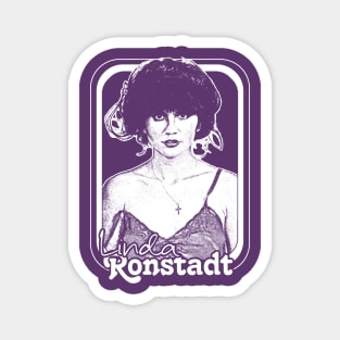 Linda Ronstadt // Original 1970s Style Fan Art Design Magnet