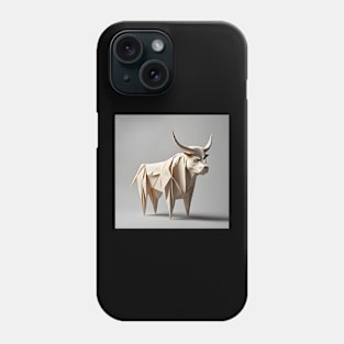 Origami Bull Phone Case