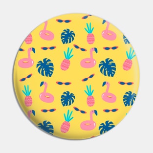 Flamingo Ananas Party Pin