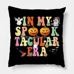 In my Spooky Spooktacular Era Funny Halloween Pillow