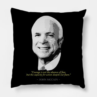 John Mccain Quote Pillow