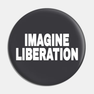 IMAGINE LIBERATION - White - Back Pin