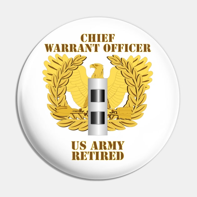 Emblem - Warrant Officer - CW2 - Retired Pin by twix123844