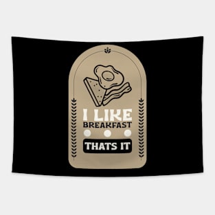 I Like Breakfast T-Shirt, Food Tapestry