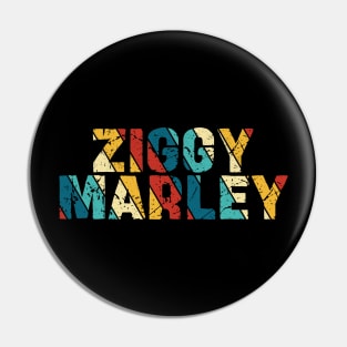 Retro Color - Ziggy Marley Pin