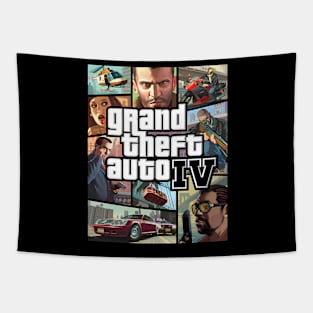 Grand Theft Auto Iv Cover Tapestry