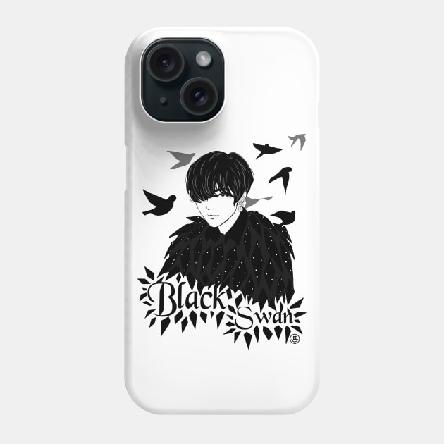 Black Swan V Phone Case by DaphInteresting