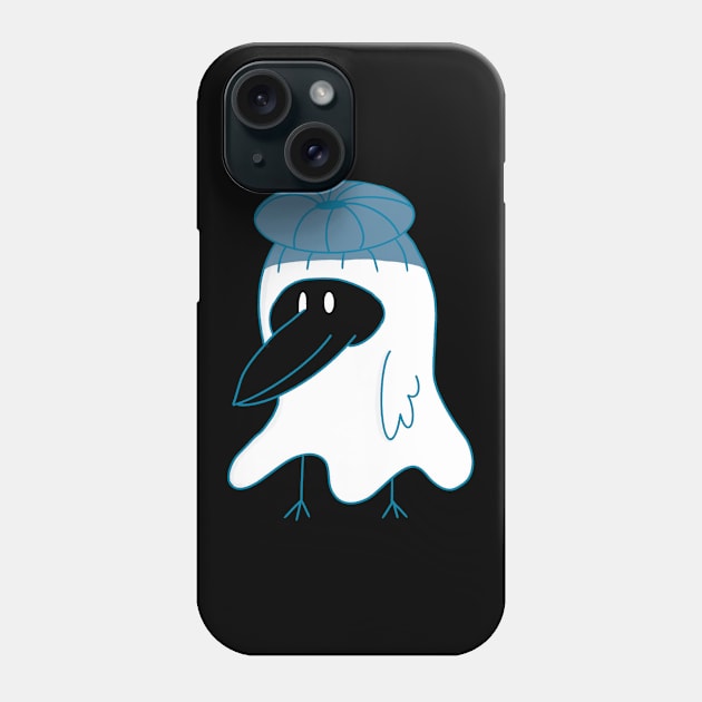 Little Ghost Crow Phone Case by nathalieaynie