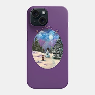 Good Night Mr. Snowman Phone Case