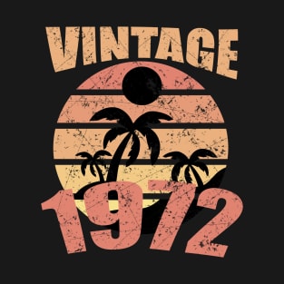 Vintage 1972 funny retro-style apparel T-Shirt