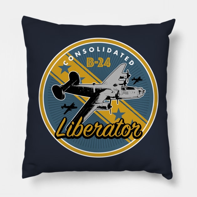 B-24 Liberator Pillow by Firemission45