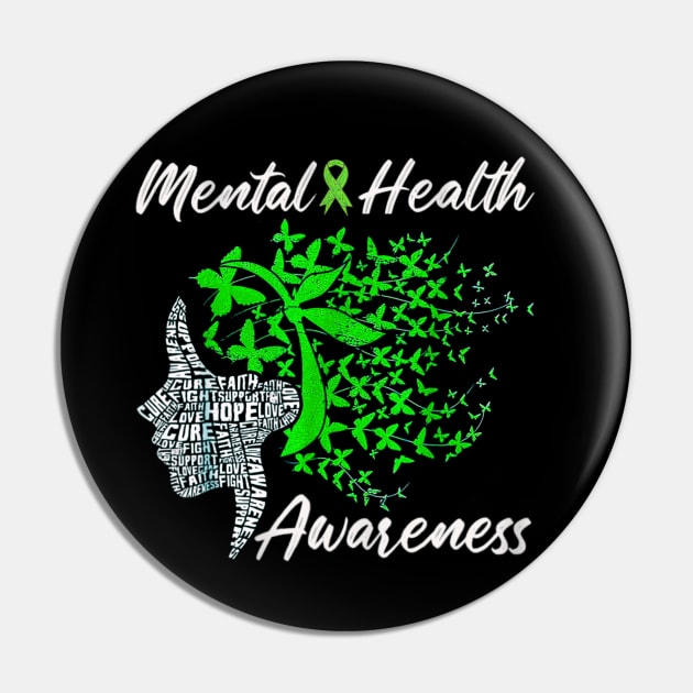 Mental health awareness girl Pin by Dreamsbabe