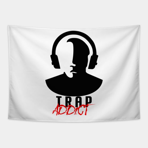 Trap Addict - Black Tapestry by SimpleWorksSK