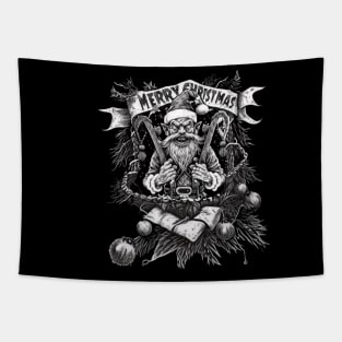 Evil Elf Christmas Tapestry