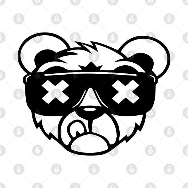 Cool Bear Wearing Sunglasses by The Night Owl's Atelier