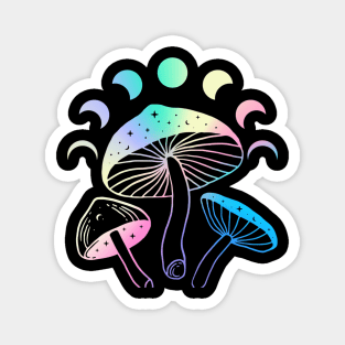 Pastel Mushroom Magnet