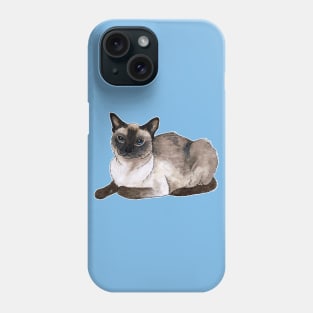 Siamese cat Phone Case