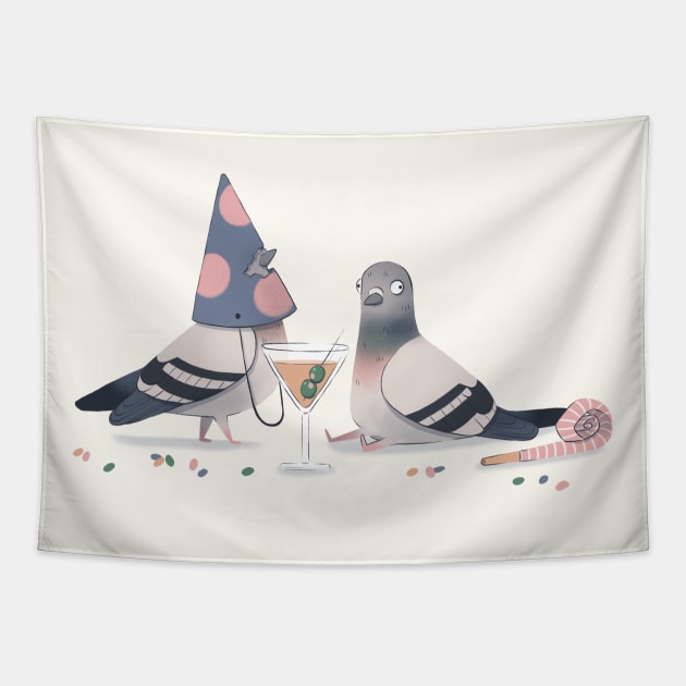 Pigeon Eyed Tapestry by Melissa Jan