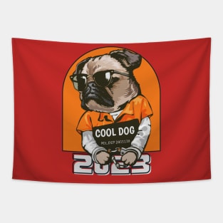 cool dog 2023 Tapestry