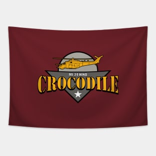 MI-24 Hind Crocodile Tapestry