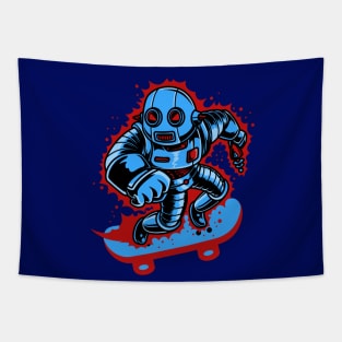 Robot skater Tapestry