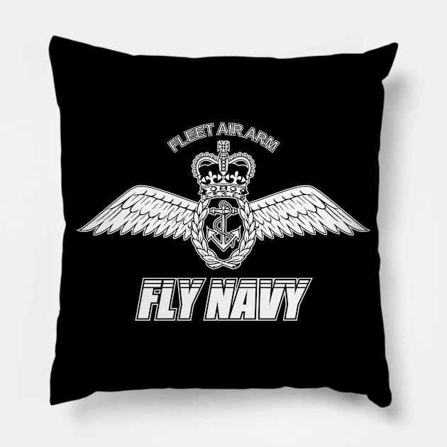 Fleet Air Arm - Fly Navy Pillow by TCP