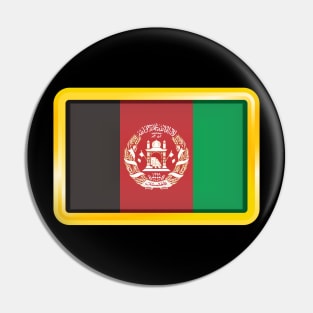 Country Flag of Afghanistan Pin