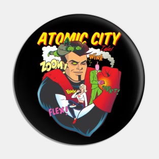 Atomic City Tales Pin