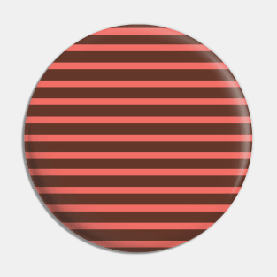 Pink Choco Stripes Pattern 027#001 Pin