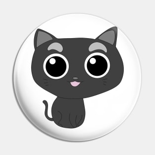 Black Cat Pin