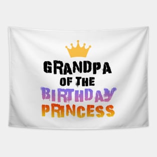 Grandpa of the birthday princess Tapestry