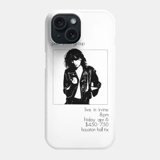 Patti Smith Live in Irvine (1979) Phone Case