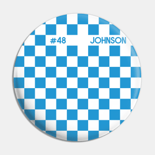 Jimmie Johnson Racing Flag Pin