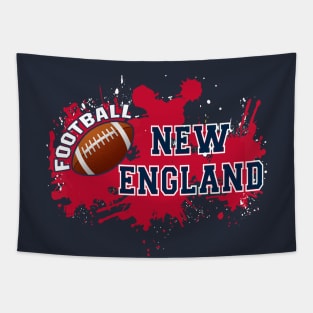 New England Football Retro Vintage For Game Day Tapestry