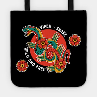 Snake Flower Tote