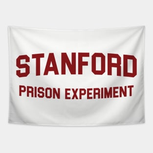 Stanford Prison Experiment (Red Text) Tapestry