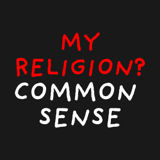 Common Sense | Black T-Shirt