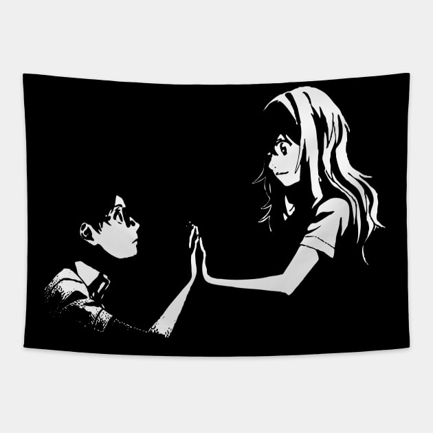 Your lie in april galxy Tapestry by SirTeealot