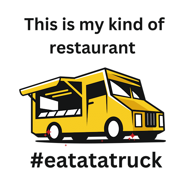 Food truck tee by Where's my food truck