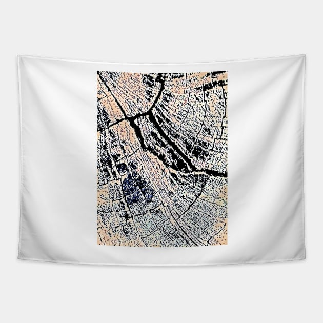 City Map Tapestry by Tovers