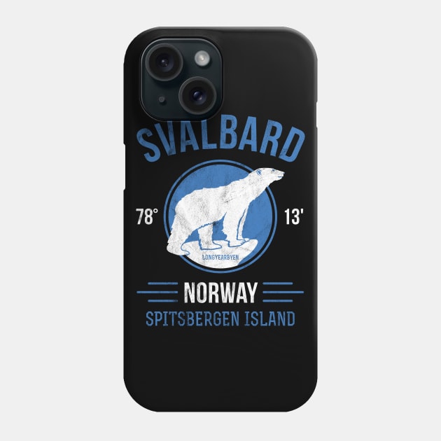 Svalbard Norway - Polar Bear in Spitsbergen Phone Case by IncognitoMode