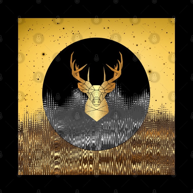 Deer luxury trendy art by Top Dopes