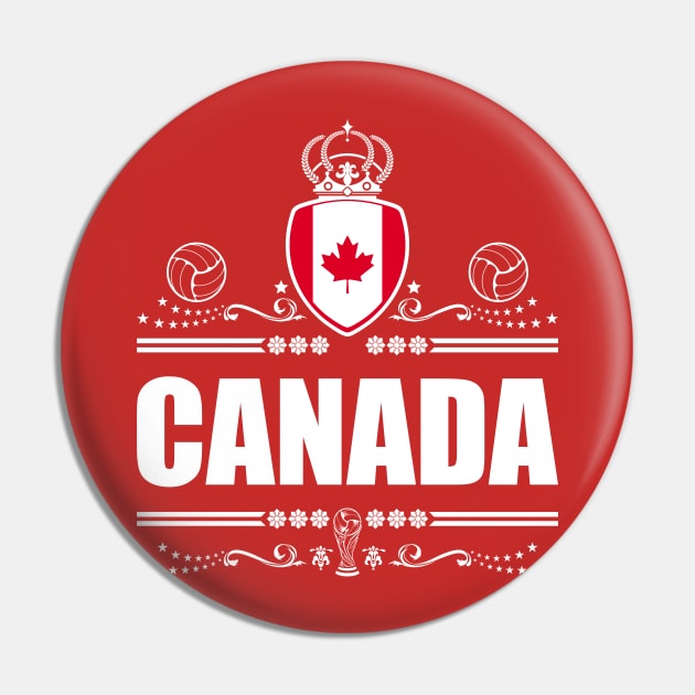 CANADA SOCCER GIFTS | WHITE LINEART Pin by VISUALUV