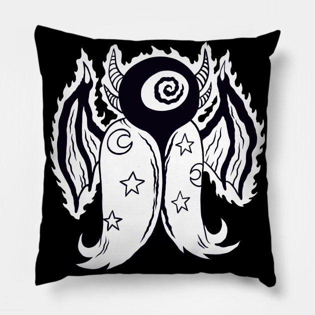 Wizard Imp Pillow by flynnryanart