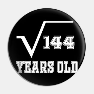 12 years old birthday Pin