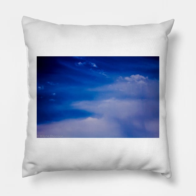 Cloudy Skies Pillow by redneckpoet