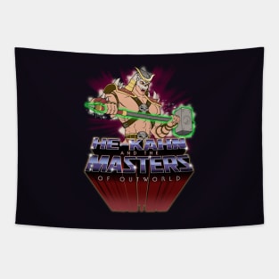 HE-KAHN and the MASTERS of OUTWORLD Tapestry