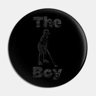 Boy Golfer Pin